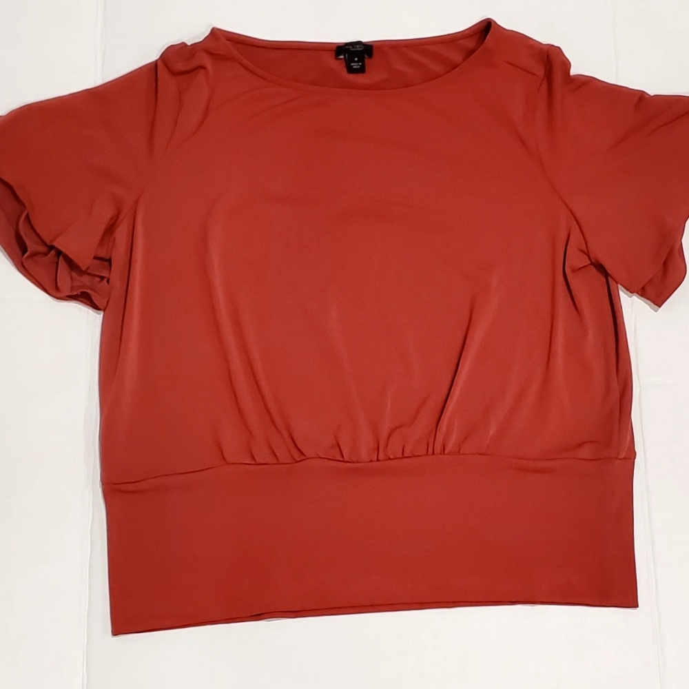 Women's Medium Crimson Red Blouse